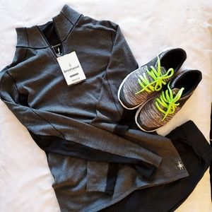 NWT Long Sleeve Zip Active Top | Smartwool, XS